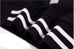 แจ็คเก็ตเบสบอลแขนเสื้อหนังทีมตัวแทนเลตเทอร์แมนแจ็คเก็ตเลตเทอร์แมนปักผ้าใบ - Product Image 4