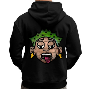 Wholesale Printed Autumn Polyester Cotton <b>Blend</b> Hooded Oversized Loose Hoodies Premium Warm Soft Cozy Durable Pocket Unisex - Product Image 1