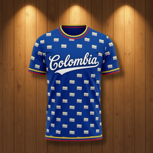 Maglia da Calcio Unisex Colombia 2029 per Coppa del Mondo, Motivo Bandiera, Set Regalo per Tifosi - Product Image 3