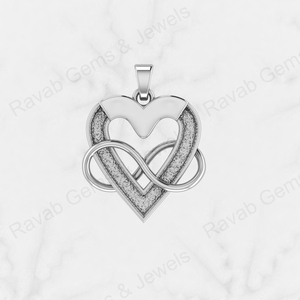 Excelente dije de corazón de plata de ley 925, colgante de ajuste en blanco de montaje semi bueno para cenizas y trabajo de resina, joyería DIY para leche materna - Product Image 5