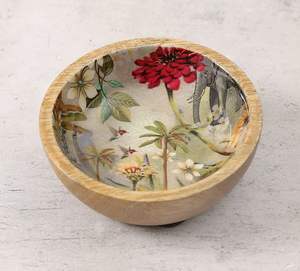 Elysian Tropical <b>Mango</b> <b>Wood</b> <b>Bowls</b> Natural Plain <b>Mango</b> <b>Wood</b> Serving <b>Bowl</b> - Product Image 1
