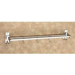 MISHWA-Toallero Premium de 24 pulgadas con acabado CP, diseño resistente a los arañazos para áreas de alto tráfico - Product Image 1