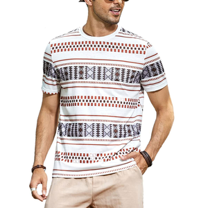 เสื้อยืดแขนสั้นเข้ารูปผ้าฝ้ายสำหรับผู้ชายแบบลำลองคอกลมแขนสั้นผ้าคอตตอนแห้งเร็ว - Product Image 1