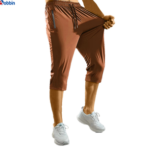 New Arrival <b>Men's</b> Capri Pants Below Knee Workout <b>Shorts</b> Casual <b>3</b>/<b>4</b> Jogger Running Zipper Pockets Unisex Golf Athletic Trousers - Product Image 5