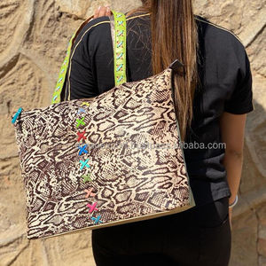 New Western Real Animal Print Cowhide <b>Leather</b> Women Tote Bags High Quality Vintage Style <b>Large</b> Capacity Cowgirl Shoulder <b>Purses</b> - Product Image 4