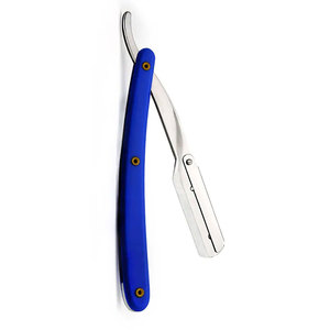 Venta al por mayor de suministros de peluquero, cuchilla de afeitar profesional de corte recto para salón de peluquería - Product Image 5