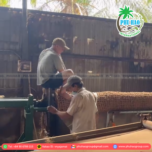 Rollos de malla de fibra de coco compactos de producto superior de Vietnam, ideales para la estabilización de pendientes y la mejora del suelo - Product Image 3