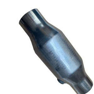 Acier inoxydable 2.5 pouces InletOutlet catalyseur en céramique en nid d'abeille convertisseurs catalytiques universels avec capteur O2 - Product Image 6