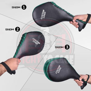 Cibles de frappe en cuir PU écologique pour l'entraînement de boxe, MMA et Taekwondo – Cible de boxe durable en PVC pour l'entraînement - Product Image 2