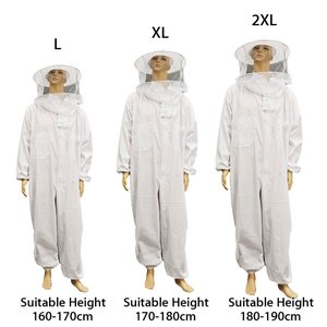 Traje de Apicultura Unisex de Algodón, Traje de Apicultura Completo con Múltiples Bolsillos y Capucha con Velo Extraíble - Product Image 4