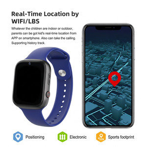 นาฬิกาสมาร์ทวอทช์เด็ก Sower รุ่น 4G GPS Tracker หน้าจอสัมผัส พร้อมซิมการ์ด สำหรับเด็กนักเรียน กันน้ำระดับ IP67 สายยาง - Product Image 6