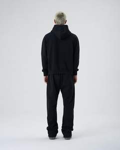 ชุดวอร์มแบบมีซิปกางเกงมีฮู้ดผ้าฟลีซผ้าฝ้ายพิมพ์ลายเทคนิคการออกแบบได้ตามต้องการสำหรับฤดูหนาว - Product Image 4