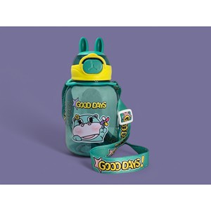 Tazza da viaggio in acciaio inossidabile da 600ML bicchiere termico portatile resistente bottiglia d'acqua materiale PC - Product Image 1