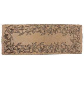 Chemin de Table perlé de fleur rectangulaire de Look chic meilleur pour la décoration de Table décor à la maison tapis de dessous de verre conception perlée et en forme - Product Image 1