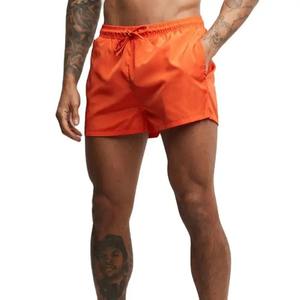 Short de gym de rue haute pour hommes avec logo personnalisé pantalon de bain de plage d'été en maille anti-rides écologique - Product Image 6