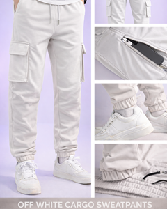 Pantalones Deportivos Cargo de Algodón Francés, Personalizables, para Hombre, de Cintura Alta, Ligeros, Impermeables, Transpirables, con Bolsillos Laterales - Product Image 5