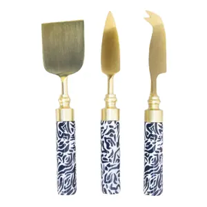 Cubiertos de metal Juego de queso para utensilios de cocina de buena calidad con diseño elegante Juego de cubiertos de metal a precios efectivos - Product Image 2