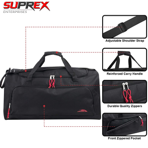 กระเป๋าเป้สะพายหลัง Suprex Enterprises ขนาด 55 ลิตร 24 นิ้ว น้ำหนักเบา ทำจากผ้าแคนวาส มีหูหิ้วคู่ ปิดด้วยซิป เหมาะสำหรับการเดินทาง ออกกำลังกาย และเล่นกีฬา สำหรับทุกเพศ - Product Image 5