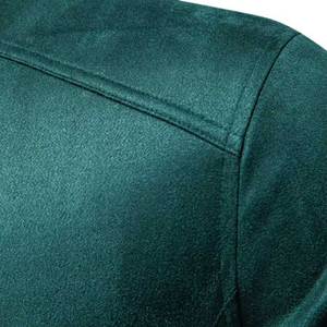 Veste décontractée à manches longues d'automne coupe-vent avec logo personnalisé pour hommes, manteau, bombardier en satin de grande taille avec fermeture à glissière, état neuf - Product Image 4