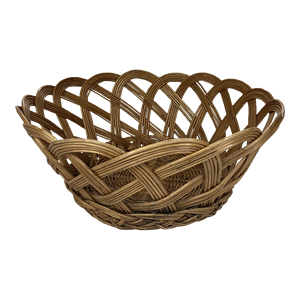 Handwoven Rattan <b>Serving</b> <b>Bowl</b> Natural Finish Sustainable Kitchenware and Fruit Display for Parties Decorative Design - Product Image 1