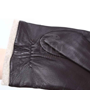 Nouveaux gants en cuir respirants décontractés d'hiver au design personnalisé, de haute qualité, pour hommes, pour garder au chaud, vente en gros - Product Image 4