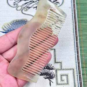 Peine de Pelo de Cuerno Orgánico Puro, Hecho a Mano, Duradero, Estilo Amor, Suave y Pulido, Anti-Frizz para el Cuidado Diario del Cabello - Product Image 6