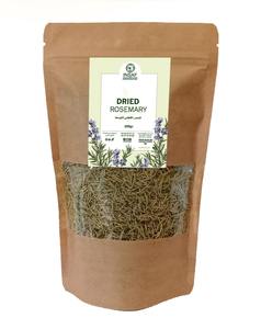 Dried Rosemary-Atlas Mountain Origin Naturally Dried <b>Leaves</b> Certified Origin Sustainable Sourcing 200g Stand-Up Kraft <b>Paper</b> - Product Image 1