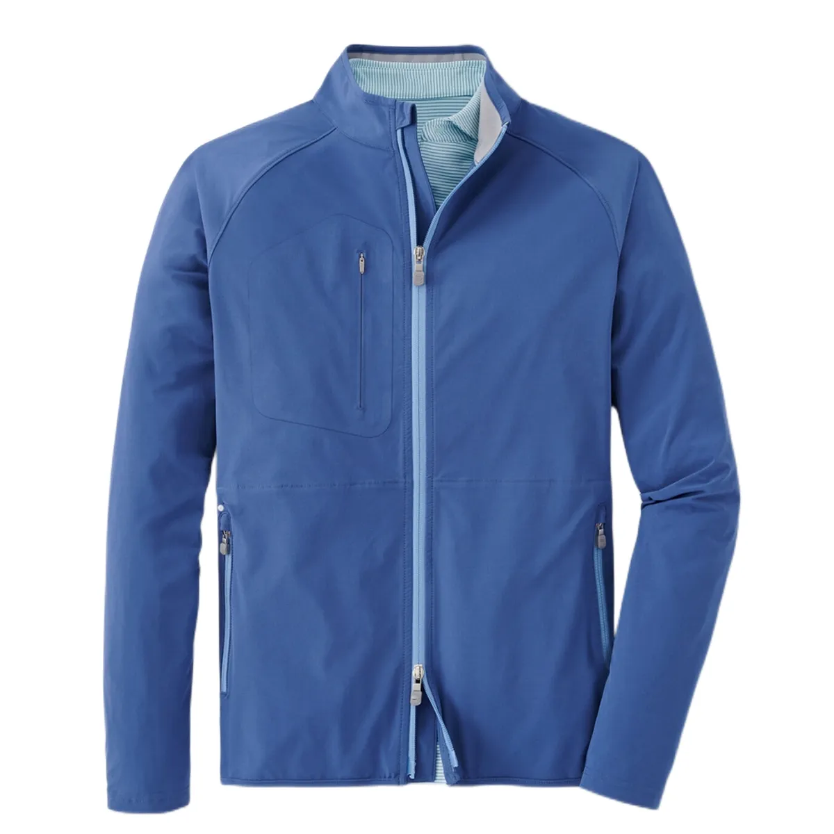 Casual Sport Men's Jackets Custom Logo Athletic Outdoor Four-way stretch Golf Windbreaker Shell Jacket