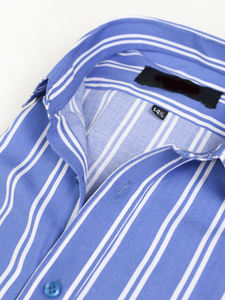 Camisa de vestir para hombre de alta calidad sin planchar, manga corta, nueva ropa sólida para hombre, camisas de algodón y poliéster de negocios - Product Image 5