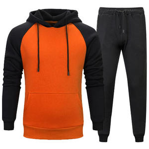 Chándal de Dos Piezas para Hombre, Conjunto de Ropa Deportiva, Jersey con Capucha y Pantalón, 100% Algodón Transpirable, Colores de Contraste Personalizados, Novedad - Product Image 5