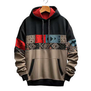 Sudaderas con capucha cómodas para hombre de alta calidad con logotipo personalizado Ropa de invierno con diseño de logotipo frontal con cuello con capucha - Product Image 1