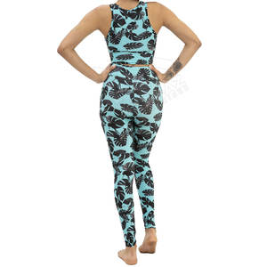 Custom Training Yoga Outfit <b>Leggings</b> Set Yoga Bra and Pants Sets <b>Women</b> Yoga Sets Made in Pakistan - Product Image 5