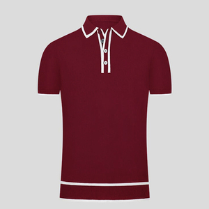 Uniforme personnalisé de haute qualité, polo de golf pour homme en coton/polyester avec logo brodé - Product Image 4