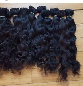 Großhandel Lieferanten doppeltes rohes indisches Haar mit glatter Textur remy natives menschliches Haar zum Verkauf durch Exporteure