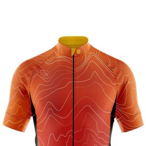 Camiseta de ciclismo con cremallera de alta calidad para hombre, camisetas de bicicleta de secado rápido que absorben la humedad, ropa deportiva para bicicleta - Product Image 3