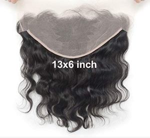 100% Temple naturel Cheveux Humains Dentelle Frontals HD Dentelle Ondulés Naturels Non Transformés Cheveux Couleur Noire Vague Italienne Frontale Pièce - Product Image 6