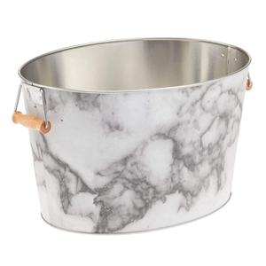 Fabrication de jardinière en seau blanc Jardinière ronde galvanisée pour décoration de maison et de jardin avec seau en seau classique de couleur blanche - Product Image 5