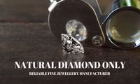 Anillo de Oro Blanco Sólido de 18K con Diamantes Naturales Genuinos, Montura Semicerrada, Personalizado a Medida, Pieza de Inversión Nupcial de Fábrica, 44 Piedras G