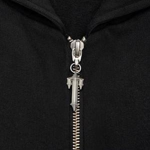 Sweat à capuche en éponge française délavé à l'acide de haute qualité pour hommes Sweat-shirt brodé zippé pour l'hiver Sweatshirts pour hommes de qualité supérieure - Product Image 5