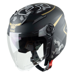 Meilleure vente du fabricant vietnamien Casque ouvert royal M268-2K à dégagement rapide Visière graphique en ABS certifiée DOT incluse - Product Image 1