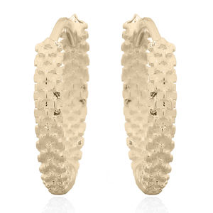 Pendientes Huggie de Plata 925 Tallados y Elegantes, Chapados en Oro, para Mujer, Ideales para Fiestas y Regalos, Directamente de Minoristas de Tailandia - Product Image 1