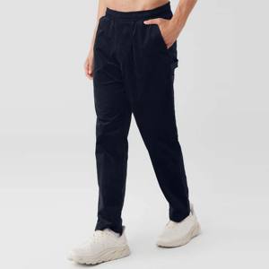 Pantalones Cargo de Pana de Alta Calidad para Hombre, Corte Holgado con Cintura Elástica y Bolsillos Laterales, Modernos y Cómodos - Product Image 1