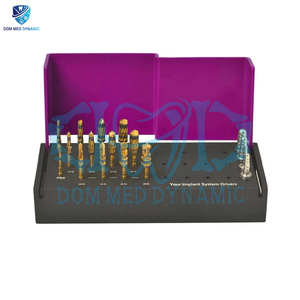 Kit de fresas dentales de osseodensificación CE DE 13 piezas para preparación de osteotomía de implantes, taladros de implantes quirúrgicos, equipo Dental CE - Product Image 2