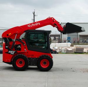 Chargeuse compacte sur pneus Kubota SSV75, 74 CV, moteur diesel, machine de chantier avec godet de 0,60 m³ - Product Image 5