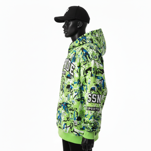 Best Design Embroidered Sublimation Fleece <b>Hoodies</b> Digital Printing Breathable Eco-Friendly Quick Dry Low MOQ Best Quality - Product Image 4