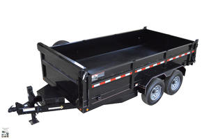 Remorque à benne basculante Remorque agricole robuste Chariot à benne basculante Ranch agricole Capacité de 500kg Remorque à benne basculante en acier - Product Image 6