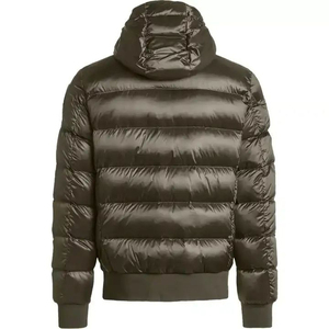 Chaquetas para hombre Chaqueta de invierno hinchada unisex de alta calidad Chaqueta acolchada larga de último estilo con relleno de calidad de tela reflectante - Product Image 2