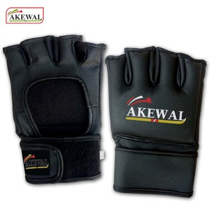 Guantes de MMA y Grappling de cuero de vaca de alto rendimiento para entrenamiento y competición con empuñaduras - Product Image 5