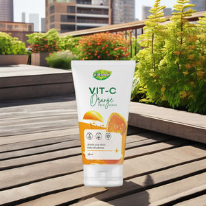 Lavado de cara de naranja con piel de naranja orgánica y líquido blanqueador natural de miel para la eliminación del bronceado y el brillo de la piel - Product Image 1