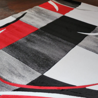 Moderner türkischer Polypropylen-Teppich, maschinell gewebt, Gaziantep, Jacquard, schmutzabweisend, Hochflor, mittlere Dicke, für Zuhause